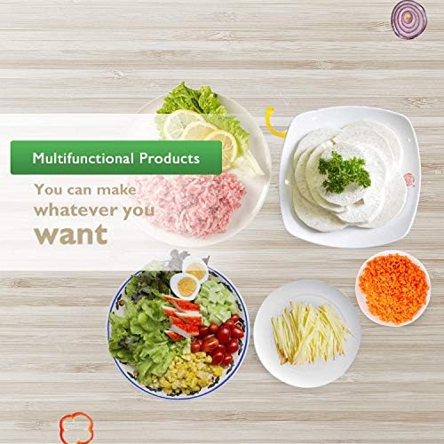 Electric Cheese Grater Salad Maker, 150W, 5-in-1