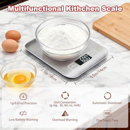 Sourdough Starter Kit with Scale and Glass Jar