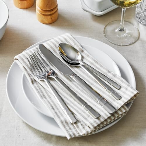 HENCKELS Madison Square 20-pc Flatware Set, 18/10 Stainless Steel