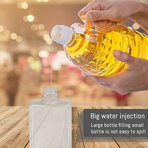 LELE LIFE 4Pcs Small Oil Dispenser Bottle for Camping, 3.4oz