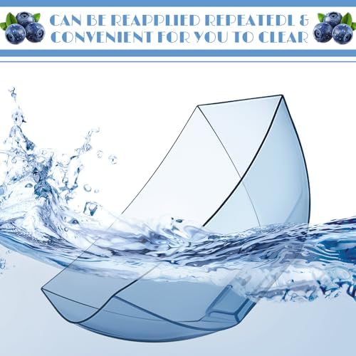Tanlade 50 Pcs Square Plastic Serving Bowls Disposable Salad, Blue
