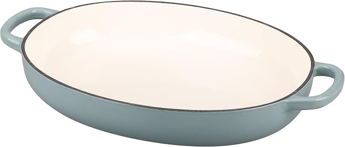 EDGING CASTING Enameled Oval Cast Iron Dutch Oven Pot - Image 8