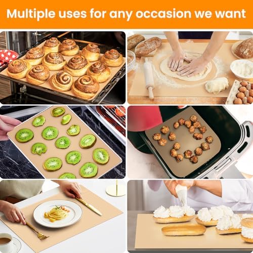 Silicone Baking Mat Roll, Non-Stick Pastry Mat