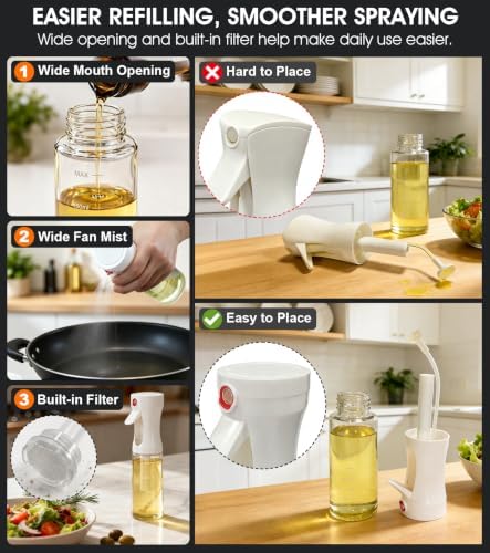 Olive Oil Sprayer for Cooking, 1g Per Press
