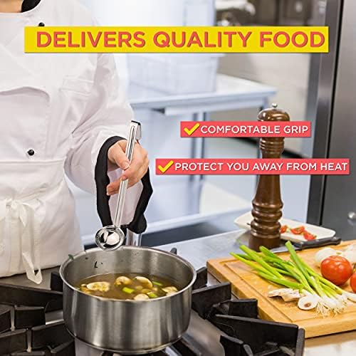 Fit Meal Prep [2 Pack] 2 oz Stainless Steel Soup Ladle, One-Piece