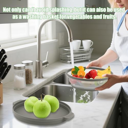 2 Sets Microwave Splatter Plate Cover for food with Base Mat