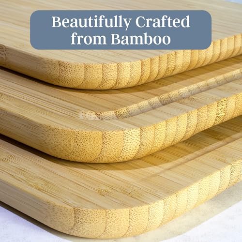 Totally Bamboo 3-Piece Bamboo Cutting Board Set – Cutting Boards for