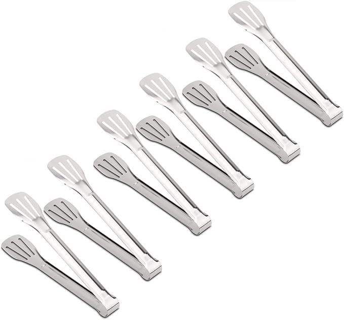 Serving Tongs Kitchen Tongs, Buffet Tongs, Stainless Steel Food Tong Serving - Image 9