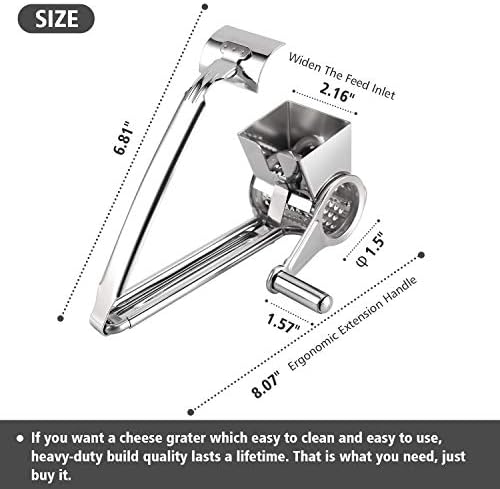TONMA Rotary Cheese Grater Hand Crank