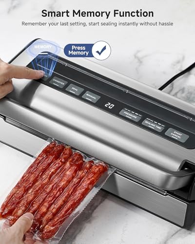 AAOBOSI 95kPa Vacuum Sealer for Meats, Liquids, Sous Vide & Meal Prep