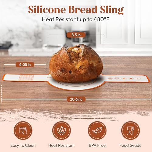 Sourdough Starter Kit with 9” Round & 10” Oval Banneton Bread Proofing