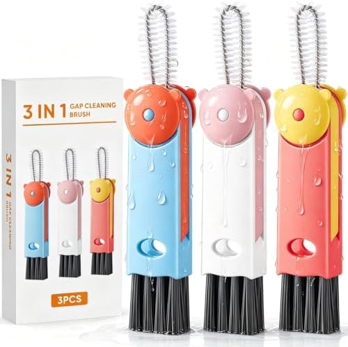 3 in 1 Cup Lid Cleaning Brush - Upgraded Cup Lid Brush Cleaning Set