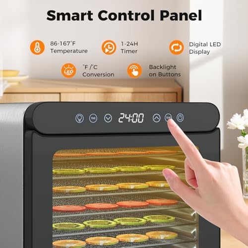 COSTWAY 7-Tray Stainless Steel Food Dehydrator