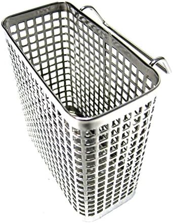 Small Square Stainless Steel Perforated Cutlery Basket Sink Rack
