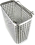 Small Square Stainless Steel Perforated Cutlery Basket Sink Rack