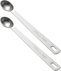 2PCS 1/5 Teaspoon Single Tiny Measuring Spoon, Small Individual Stainless Steel by BERYLER
