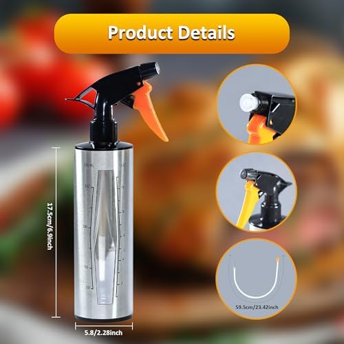 BBQ Spray Bottle and Marinade Injector, 12oz/350ml
