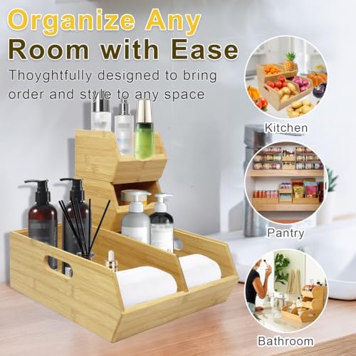 Fruit and Vegetable Storage Bin for Pantry & Kitchen Counter