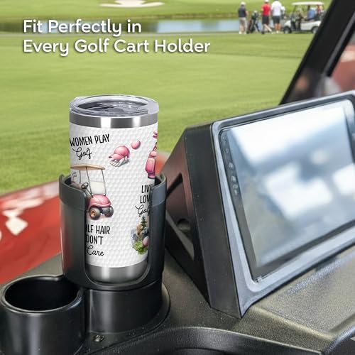 Golf Gifts for Women Golfers, Funny Pink Golf Tumbler for Female