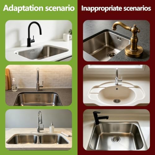 2 Pcs Kitchen Sink Splash Guard Faucet Mat Colored Bohemian Tiles