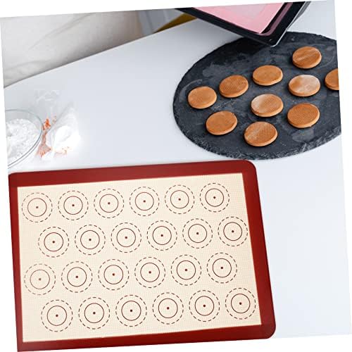 Red Silicone Macaron Baking Mat, Non-stick Heat-resistant Baking Sheet
