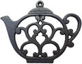 Teapot Cast Iron Trivet for Hot Pots & Kitchen & Dining Table, Gift