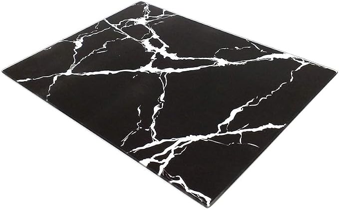 VASUHOME Glass Cutting Board, 16 * 12 inch Set of 1 Tempered Glass Cutting Board by VASUHOME