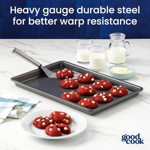 GoodCook PRO Medium Baking Sheet Pan Nonstick Warp & Scratch-Resistant