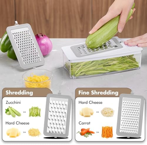 Geedel Vegetable Chopper with Container, 4-in-1