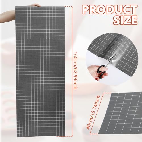 Silicone Baking Mat Roll 15x63 Inch Free Cutting, Non-Slip Oven Pastry