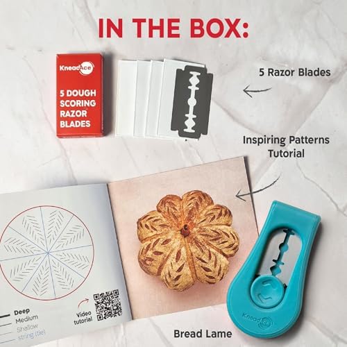 KneadAce Magnetic Bread Lame with 5 Razor Blades