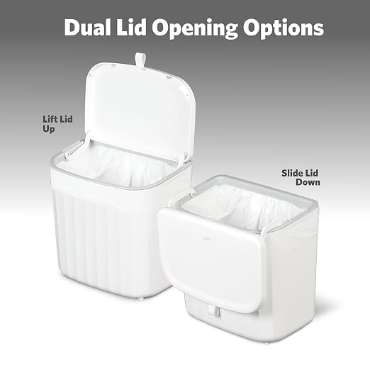 Glad Roomate Under Counter Waste Bin | Space Saving Small Trash Can - Image 3