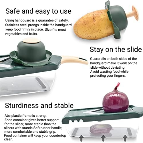 NACOLUS Adjustable Mandoline Slicer with Container