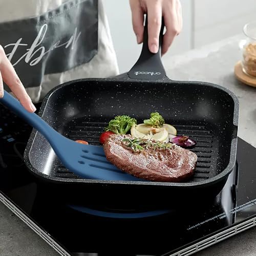 MOACC Silicone Kitchen Cooking Utensils Set: Heat Resistant 13inch
