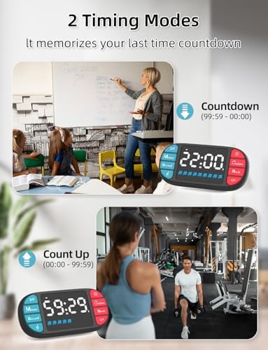 DOOMAY Magnetic Digital Kitchen Timer