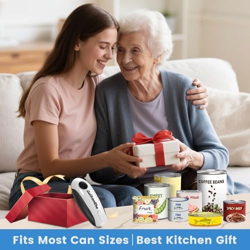 Rechargeable Electric Can Opener for Seniors/Kitchen,One Touch