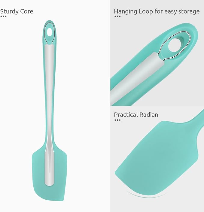 14in Extra Large Silicone Spatula: U-Taste 600ºF Heat Resistant Flexible - Image 6