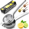 Lemon Squeezer, Large Stainless Steel Citrus Press, Zulay Kitchen