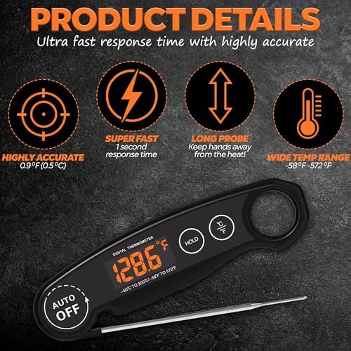 Rechargeable Digital Meat Thermometer