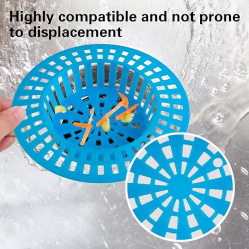 Shower Drain Hair Catcher, Sink Strainer, 24-Pack