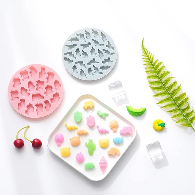 Cute Ice Cube Trays Silicone Chocolate Mold Wax Melt Molds Easy Release Ice - Image 4