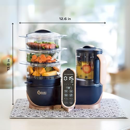Babymoov Duo Meal Station XL, Pink Baby Food Maker