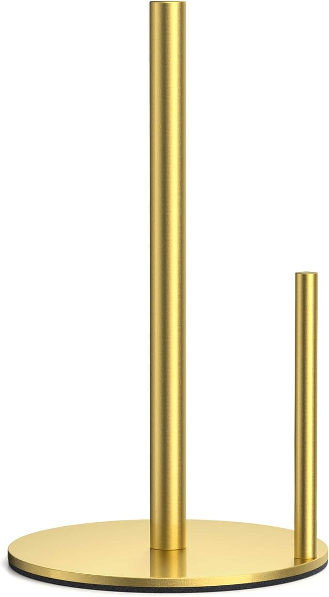 Paper Towel Holder Countertop, Stainless Steel, by Josmimic