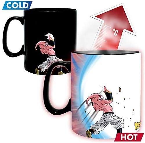 ABYSTYLE Dragon Ball Z Goku vs Buu Heat Change Mug and Coaster Dragon