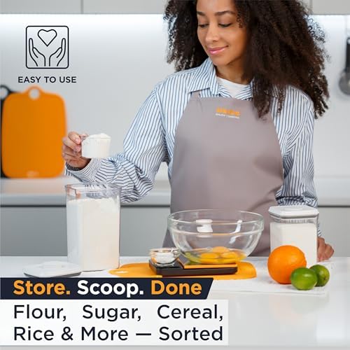 Deiss LUX Airtight Food Storage Containers with Lids - Pop Canisters