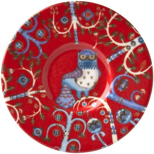 Iittala Taika 6-Inch Saucer, Red