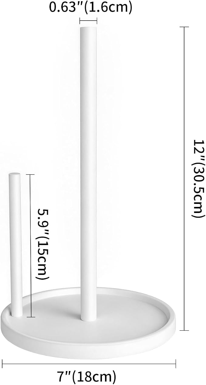 Jesginboo Paper Towel Holder Countertop, Paper Roll Holder - Image 6