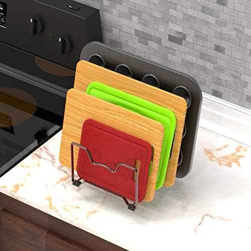 Simple Houseware Cabinet Bakeware Organizer Rack Holder, 2 Pack, Bronze