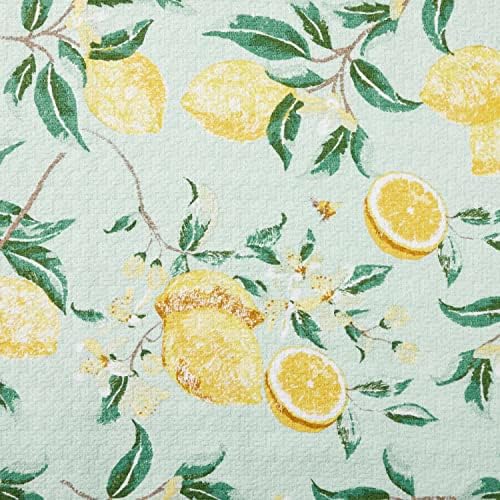 Martha Stewart Dual Purpose Kitchen Towel 2-Pack Set, Lemon Whimsy