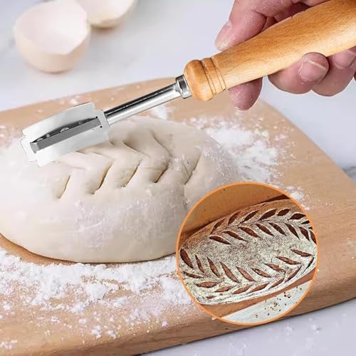 Sourdough Scoring Kit with 5 Ultra-Sharp Stainless Steel Blades &